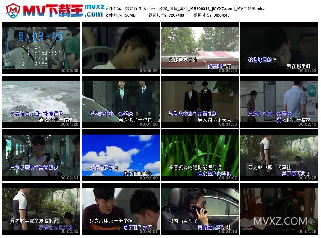 韩春雨-男人也是一枝花_国语_流行_MB306319